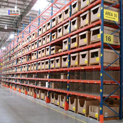 China Corrosion Protection Industrial Warehouse Heavy Duty Adjustable Shelving , Heavy Duty Pallet Shelving System for sale