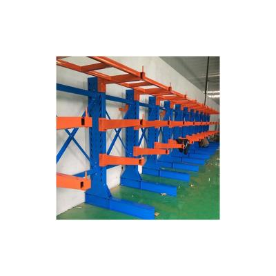 China Corrosion Protection Factory Outlet Warehouse Cantilever Rack Leading Heavy Duty CUSTOMIZED DISPLAY Pipe by Stretching Shelving Cantilever Rack for sale