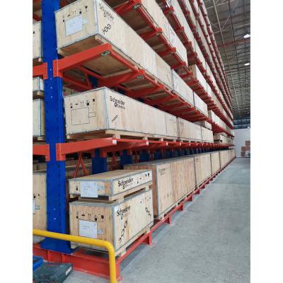 China Corrosion Protection CUSTOMIZED Industrial Warehouse Heavy Duty Pipe Shelving Cantilever Rack for sale