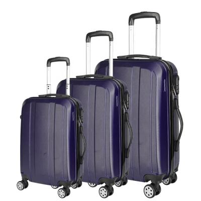 China Hot Bottom Travel INS Style Trolley Case ABS Trolley Luggage Trolley ABS 3 PC 3 Pcs Luggage Set Baggage for sale