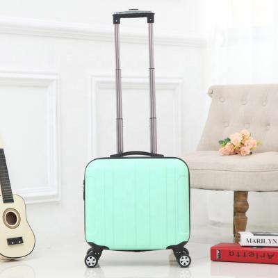 China Fashionable Case ABS Small PC Hardside Rolled Carry-on Luggage 16 Inch Travel Luggage For Kids for sale