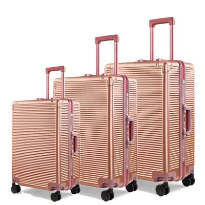 China School Aluminum Frame Luggage Set\Wholesale High Quality Hard PC Bottom PP Hardside Luggage Case Driver Travel Trolley Bag\etc. for sale