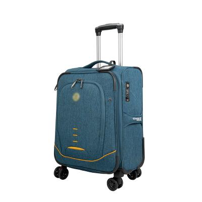 China The School Cloth Cabin Nylon TSA Suitcase\Travel\Etc Factory Spinner Bottom Wheel China LOCK Soft Travel Trolley Luggage Bag With ID Tag for sale