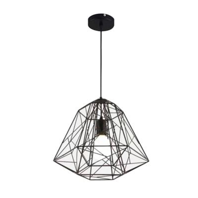 China American Bird Industrial Home Net Style Deco Chandelier For Kitchen Island Black Color Pendant Lights for sale