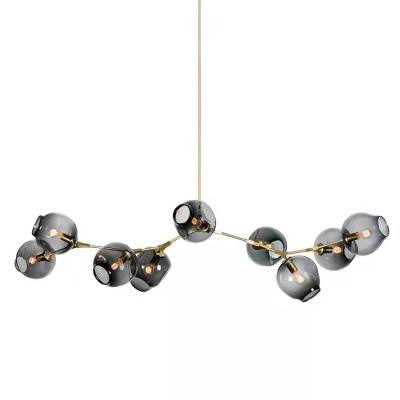 China Nordic Low Price Modern Chandelier High End Pea Shape Ball Chandelier Ceiling Lighting For Dining Room for sale