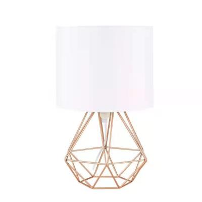 China Fabric+Iron Nordic Simplicity Indoor Multicolor Lamps Switch Control LED Table Lamps for sale