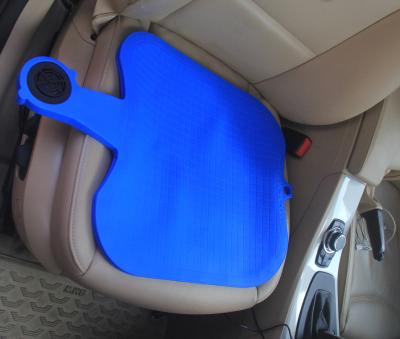 China Silicon Cooling Car Gel Seat Cushion Silica Gel Blue Color Soft And Highly Resilient for sale