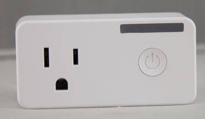 China Home Plastic Wireless Wifi Plug Outlet , Wifi Controlled Outlet for sale