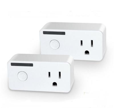 China 2.4GHz Mini Wireless Smart Plug Phone APP / Voice Controled Over - Load Protected for sale