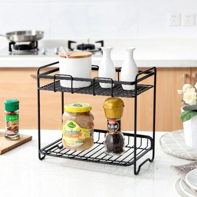 China Factory Direct Sales 2 Tiers Position Type Kitchen Storage Racks Racks for sale