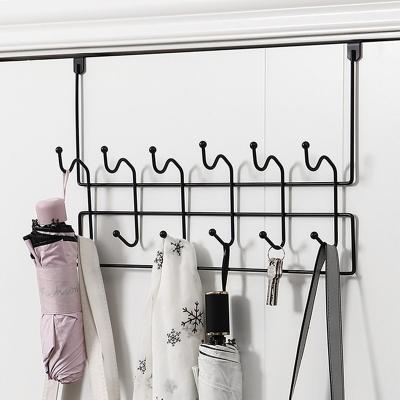 China Viable Hot Selling Nailless Installation Storage Door Back Clothes Hanging Coat Hook Hat Hanger for sale