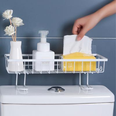 China Bathroom factory direct sales multi-functional wire punch-free toilet paper holder for sale