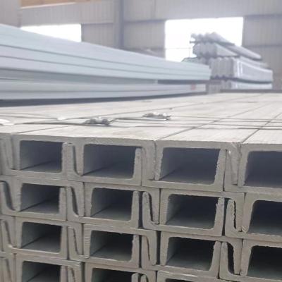 China Building Construction Q235 Q355 Q345 U Shaped Steel Channel Sizes 10#100mm 48mm 5.3mm for sale