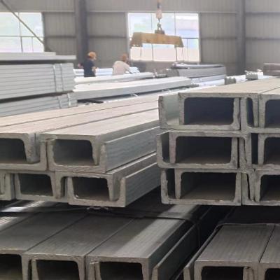 China Customization Length Hot Rolled Channel Steel For Building Construction Galvanised U Channel for sale