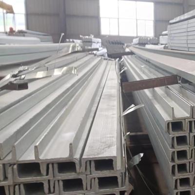 China Not Perforated GalvanizedHot Rolled Steel Channel Q355 U Shaped Metal Channel 100% Tested for sale