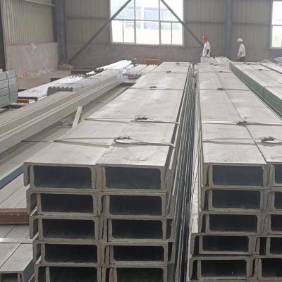 China Heavy Duty Galvanized Gal Steel Channel For Building Constructions 317  2205 Steel Grade 6.3# 63mm 40mm 4.8mm for sale