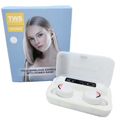 China Comfortable Wearing / Noise-cancelling BTH-F9-5 BT 5.0 Genuine TWS Waterproof Gaming Earphone Wireless Earbuds With Power Bank for sale