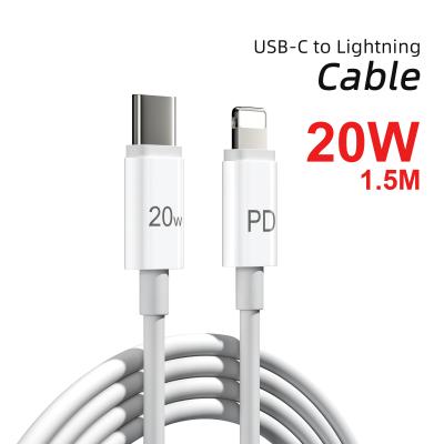 China High Quality Fast Charging PD 20W 1.5M Cable & Type-C Cable Multimedia Data Charging USB-C Cable for sale