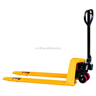 China Ultra Low Profile Hand Pallet Truck with 55mm and 36mm Min. Height 1000kg for sale