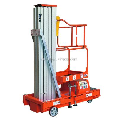 China 150KG Single Mast Mobile Aluminum Work Platform for sale