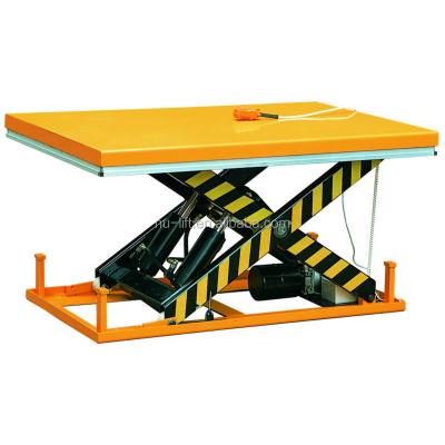 China Heavy Duty Stationary Electric Hydraulic Scissor Lift Table 8000x4000mm for sale