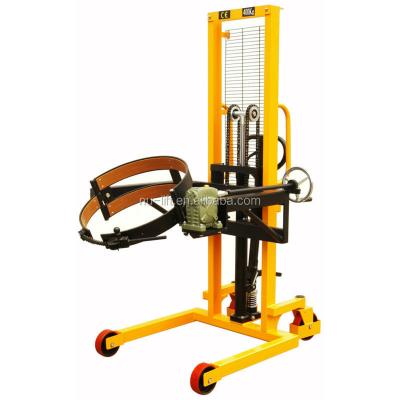 China Manual Hydraulic Drum Lifting Stacker 400KG Capacity 400kg for sale