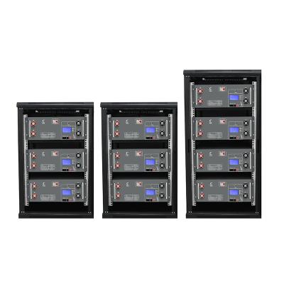 China BLACK CELL 24v 200ah lithium ion battery 48V 100Ah Server Rack LiFePO4 battery Solar Energy Battery For Base station energy 450*442*177mm for sale