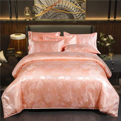 China Nondisposable European Jacquard Duvet and Bedding Sets and Collections Sheet Set Quilt Sets King Size for sale