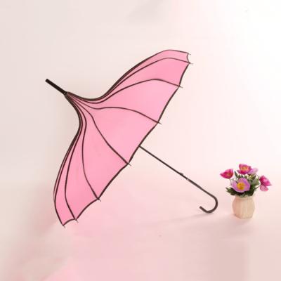 China Cute Wedding Decor Craft MU hot sales DD819 Pagoda Umbrella Supplier Umbrella Tower Lolita Advertise Wedding Photography Parasol Stupa Straight Pagoda for sale