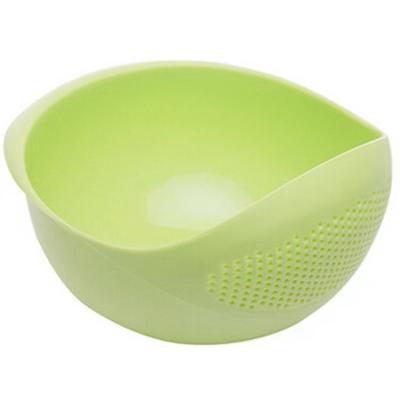 China Sustainable MU hot sales Perfect Quality Colorful Rice Washing Filter Fruit Cleaning Tools Plastic Colander Sieve Rice Washing Filter for sale