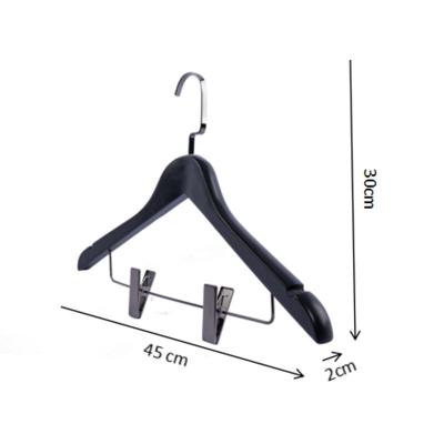 China Eco-friendly Material MU hot sales Newest Custom Hotel Hanger Luxury Hanger Flat Hook Hanger for sale