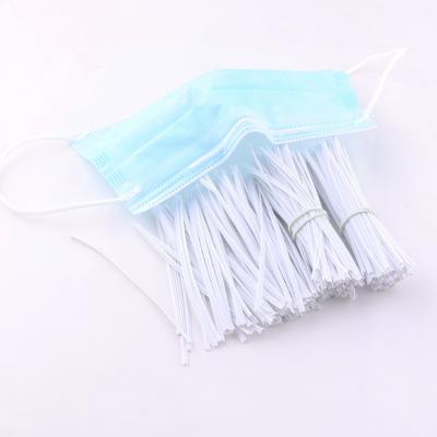 China Hot Sale 3mm Disposable Face Mask Accessories Disposable Plastic Nose Bridge Strip With Metal Inside for sale