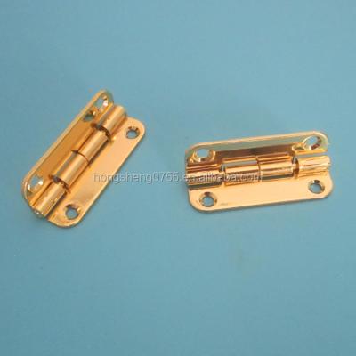 China Cheap Price Iron Gold Jewelry Spring Box Hinge Metal Box Hinge For Wooden Box for sale