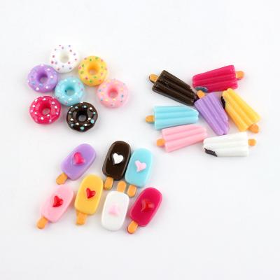 China Europe New Design Cute Small Simulated Flat Back Fruit Popsicle Resin Cabochons For DIY Craft for sale