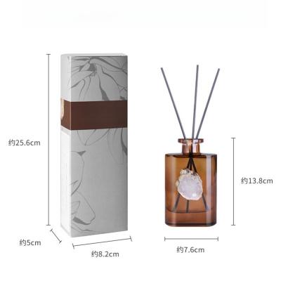 China Gift & Craft Factory Produced Premium Decorative Glass Perfume Reed Diffuser Bottle for sale