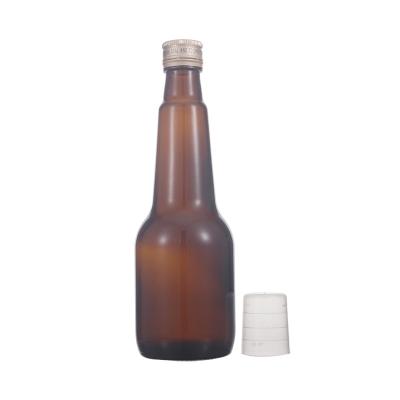 China Food China Manufacturers Wholesale Empty Syrup 200ml Empty Original Amber Glass Bottles for sale