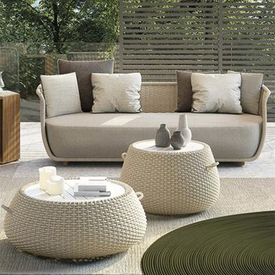 China New Design Factory Wholesale Hot Modern Luxury Hotel Rattan Comfortable Garden Furniture Outdoor Sales Sofa for sale