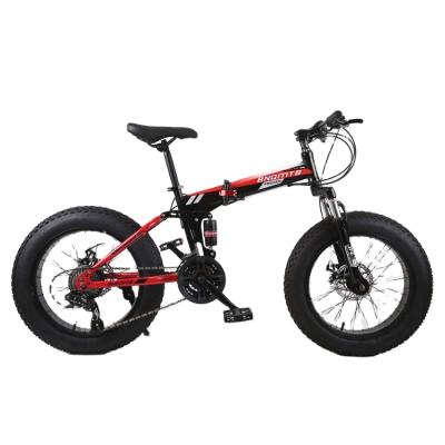 China Factory direct sale adult full 20 inch high quality bicycle suspension mountain folding bike steel folding bike for sale