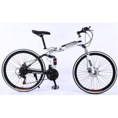 China Steel Folding Bike For Adults China Factory Hot Sale 26Inch Folding Bike 21/24/27/30 Speed ​​Folding Bicycle for sale