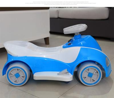 China Ride On Toy Kids Plastic Blue Color Toy Car On Ride for sale