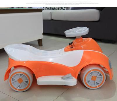 China Ride On Toy Kids Plastic Orange Color Toy Car On Ride for sale