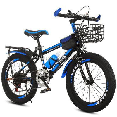 China Kids Bike With Gear 2021 Hot Sale 18-22 Inch Blue Color Kids Bike for sale