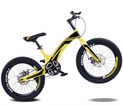 China Kids Bike With Gear 2021 Hot Sale Yellow Color Aluminum Kids Bike for sale