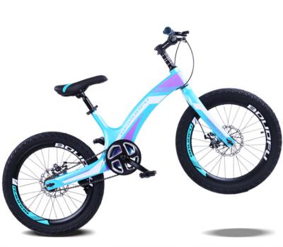 China Kids Bike With Gear 2021 Hot Sale Blue Color Aluminum Kids Bike for sale