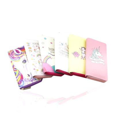 China 2021 Waterproof New Summer Digital Printed Wallet With Unicorn Design For Tik Tok Ladies for sale