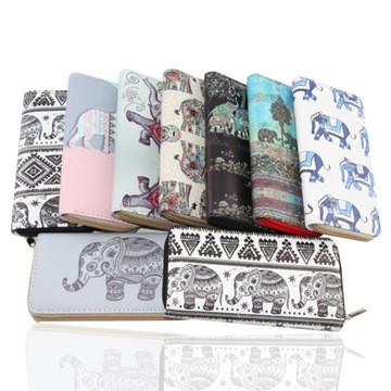 China Waterproof Simple Animal Digital Printed Long Wallet Waterproof And Dustproof Wallet for sale