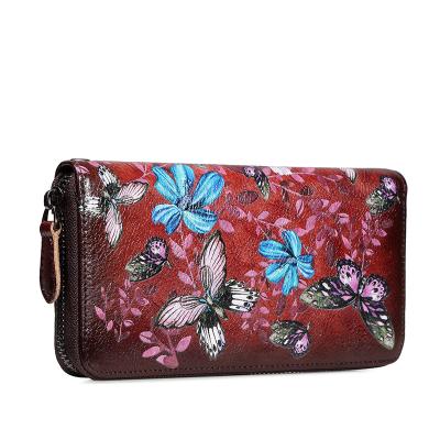 China Waterproof High Quality Birds Printing Purses Mobile Lady Bags Purse for sale