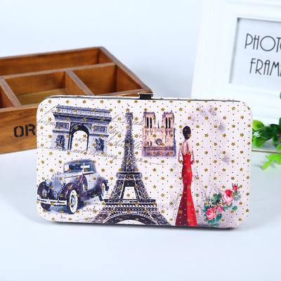 China Waterproof European style PU cartoon wallet multifunctional business card bag wallet girl for sale