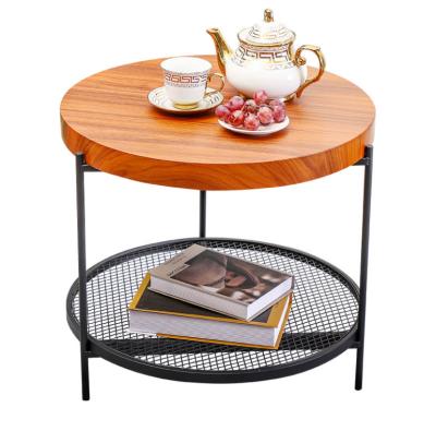 China Low (Height) Adjustable Block MDF Italian Contemporary Vintage Design Drum Coffee Table With Storage for sale