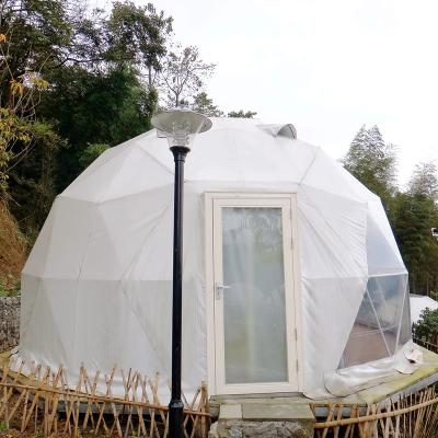 China Luxury Waterpoof Comfort Sphere PVC Covered Hotel Dome Tent For Family Camping for sale